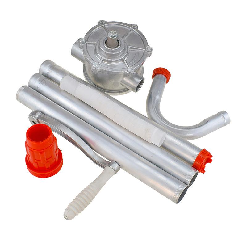 Manual Fuel Diesel Pump Hand-operated Petroleum Pump for 200L Oil Drum Car Truck Heavy Light Oil Extraction Transfer Tool
