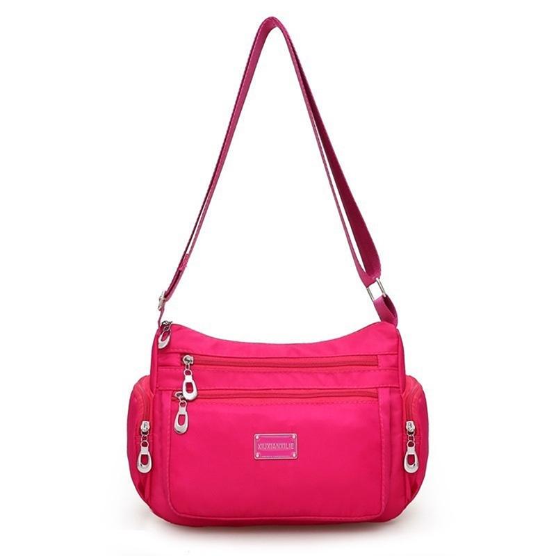 Yogodlns Women Fashion Waterproof Single Shoulder Bag Waterproof Nylon Shoulder Messenger Casual Travel Bags