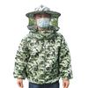 Tuta da apicoltura mimetica traspirante anti-ape con cappello protettivo