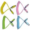 Spring Retractable 4 In 1 Charging Cable for Multiple Devices High Strength Power Supply Wire Stylish Color Design
