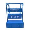 3D Printed Hanging Book Counter Book Read This Year Tracker Reading Target Display Number Sign Shelf Desk Decoration Book Lovers Gift