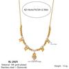 18k Gold Heart Flower Denim Hat Necklace - Simple, Elegant, Holiday Style