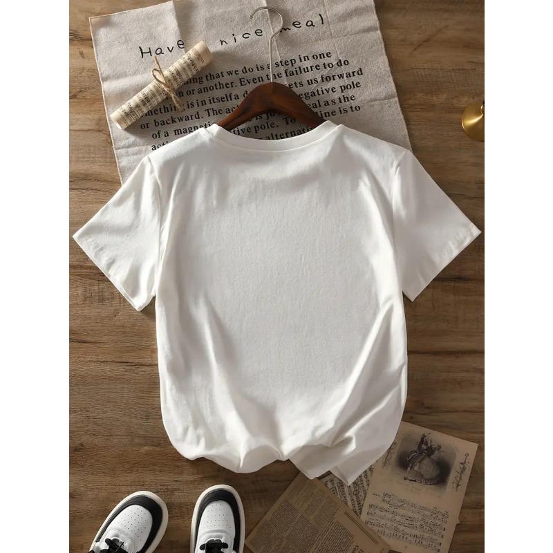 European sizes  Casual Printed Design for Everyday Wear, Men'S Short-Sleeve T-Shirt with a Relaxed Fit, Adaptable T-Shirt