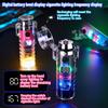 2025 New Fashionable Transparent Shell Arc Lighter Portable Type-C Charging with Flashlight Men's Luxury Cigarette Lighter Gift