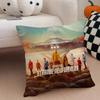 Science Fiction Movie S-Star Trek Cushion Cover Linen Pillow Case Soft Breathable Protective Couch Room Decoration