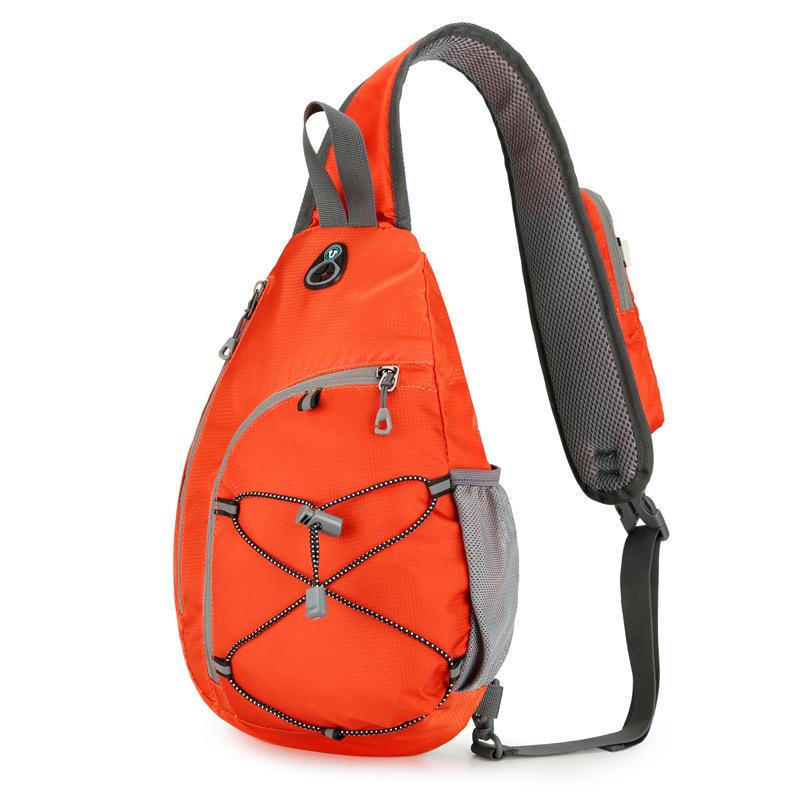 Unisex Chest Bag Simple Storage Bag Lightweight Travel Small Backpack Crossbody Bag Fashion Casual Single Should Bags