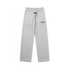 ESSENTIALS Season 8 Flock Print Track Pants Men Women Streetwear Casual Sweatpants