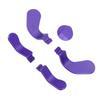 Game Controller Paddles 4 Stainless Steel Thumb Sticks and 1 Direction Pad Replacement for Elite Series 2 Dark Purple