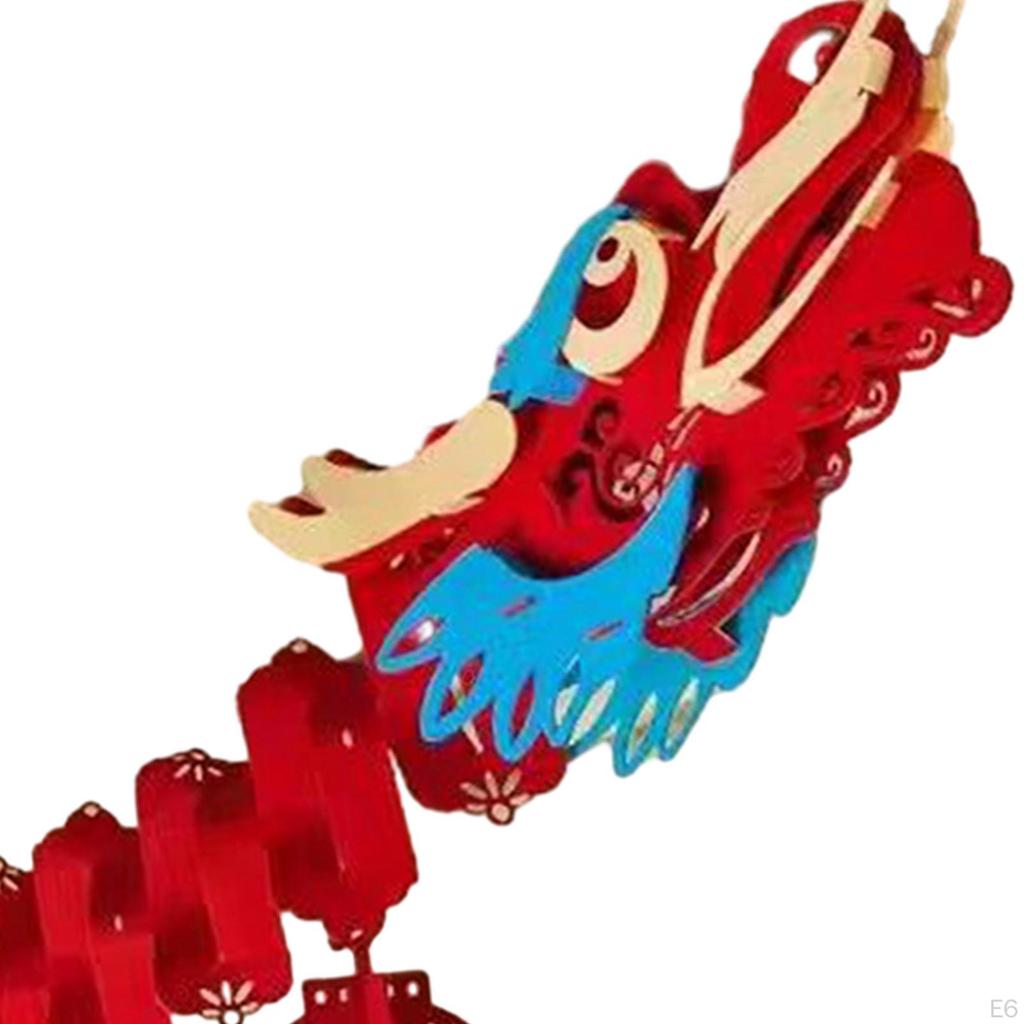 Chinesisches Jahr Dekoration Papierdrache zum Aufhängen 3D für Geschäfte