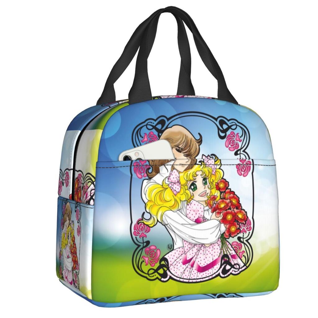 Custom Candy Candy Lunch Bag Men Women Cooler Thermal Insulated Lunch Box for Adult Office