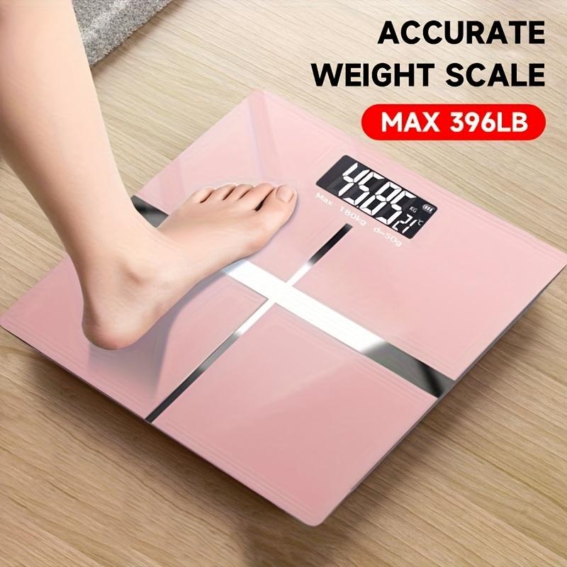 high quality1pc Heavy-Duty Digital Bathroom Scale with Large Capacity 390 lbs, Backlit LCD Display & High Accuracy - Modern Electronic Weight Scale