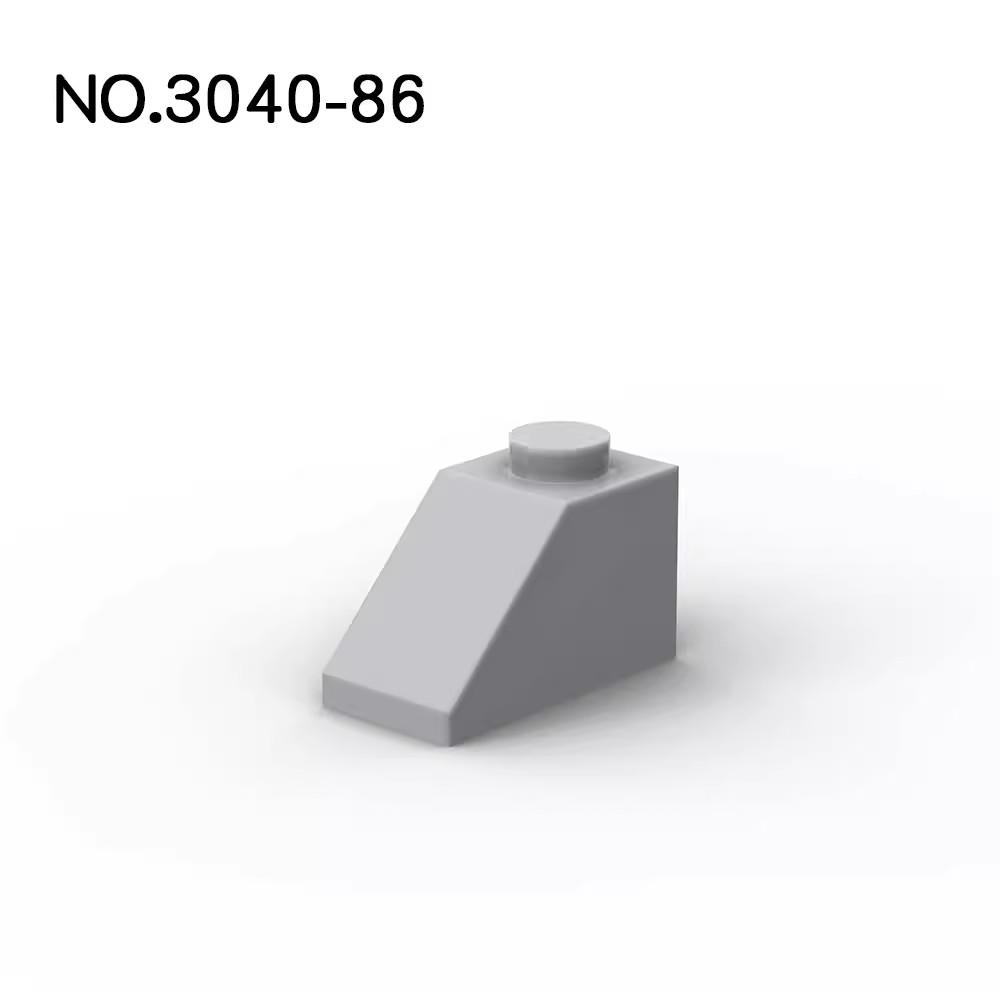 20Pcs   MOC Parts 3040 Slope 45° 2 X 1 Compatible Bricks DIY Assmble Building Blocks Particle Kid Puzzle Brain Toy Gift