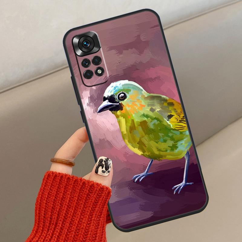 Lovely Birds Hummingbird Phone Case For Xiaomi Redmi Note 8 9 10 11 12 Pro 11S 10S 9S 8T Redmi 10A 10C 9A 9C Cover