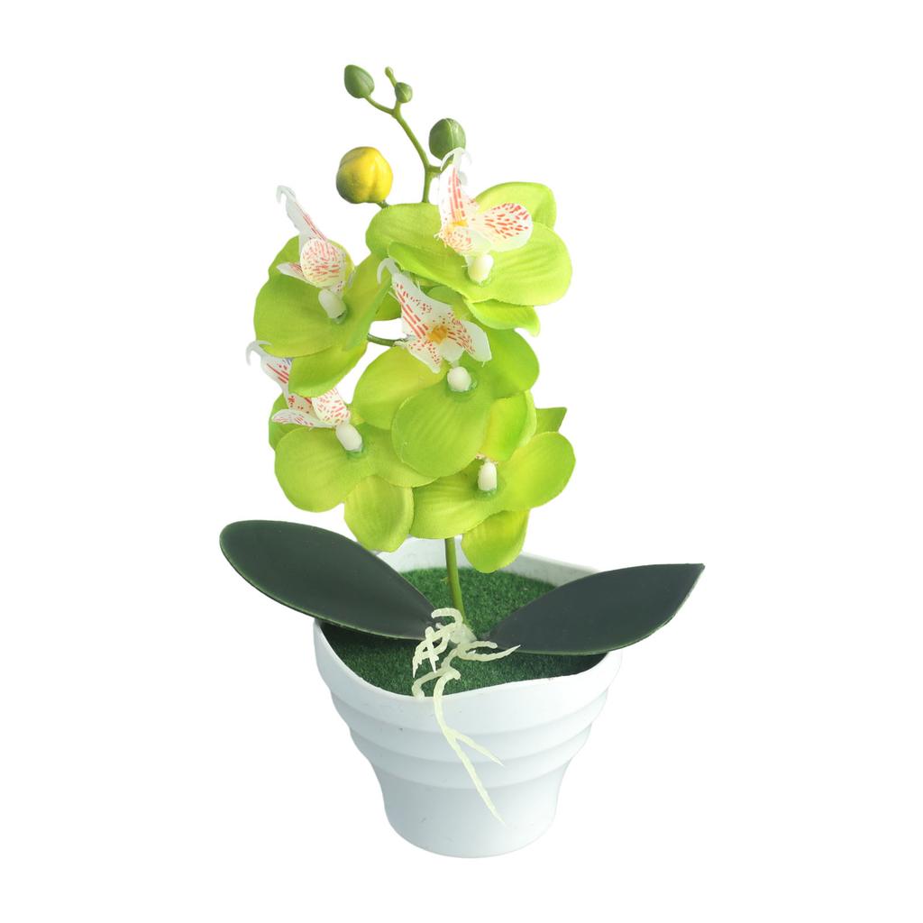 Realistic Artificial Orchid Plant for Wedding Cafe or Home Decoration