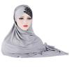 TUTU Women Soft Silk with Sequins Hijab Headwrap Headscarf Turban Hat Headwear