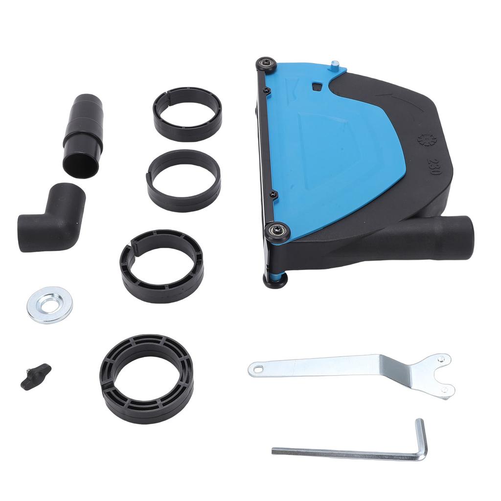 Angle Grinder Cutting Dust Shroud Adjustable Depth 9 Inch Cutting Dust Cover for 180 230 Type Angle Grinder