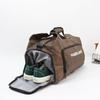 Multifunctional Travel Bag with Independent Shoe Compartment, Dry/Wet Separation, and Shoulder/Messenger Strap