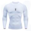 Anime Men's Compression Shirt Fitness Sport Running Tight Gym Tshirts Athletic Training Fast Drying Tops Summer T