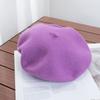 Berretto Donna Britannico Vintage Autunno e Inverno Lana Pittore Cappello Signora Cappello Bocciolo Versatile Tendenza ins