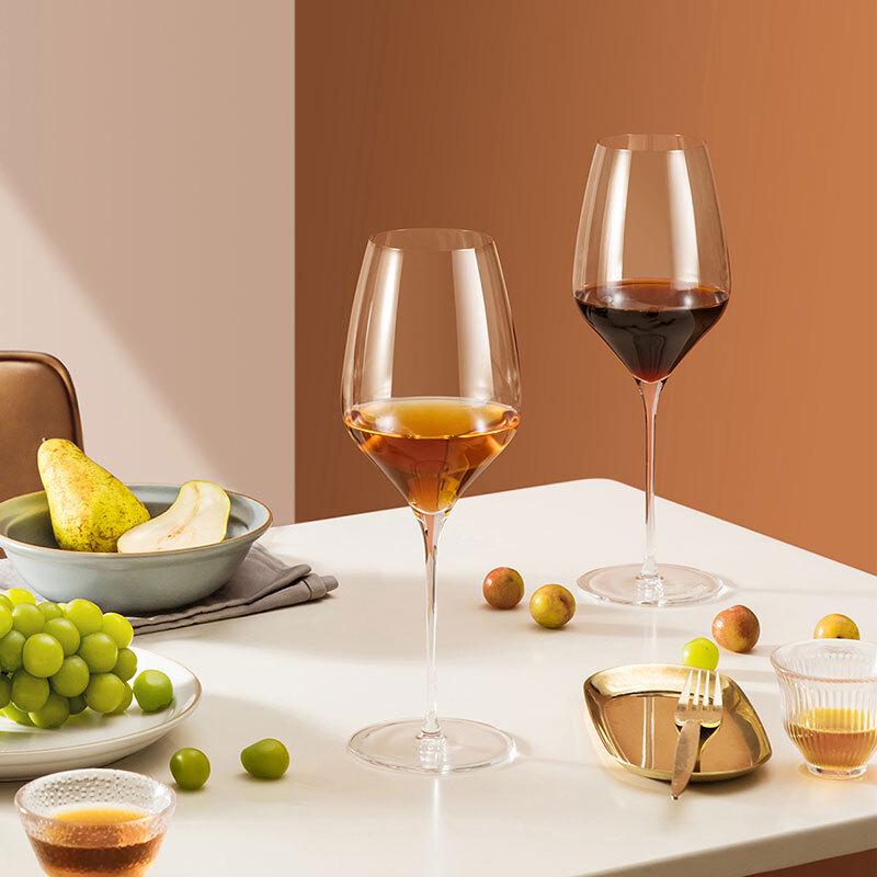 Ensemble de verres à vin rouge Cristal Rouge Bordeaux Cheer (Paquet de 2)