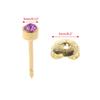 Hypoallergenic Surgical Stainless Steel 3/5mm Cubic Zirconia Jewelry Earrings