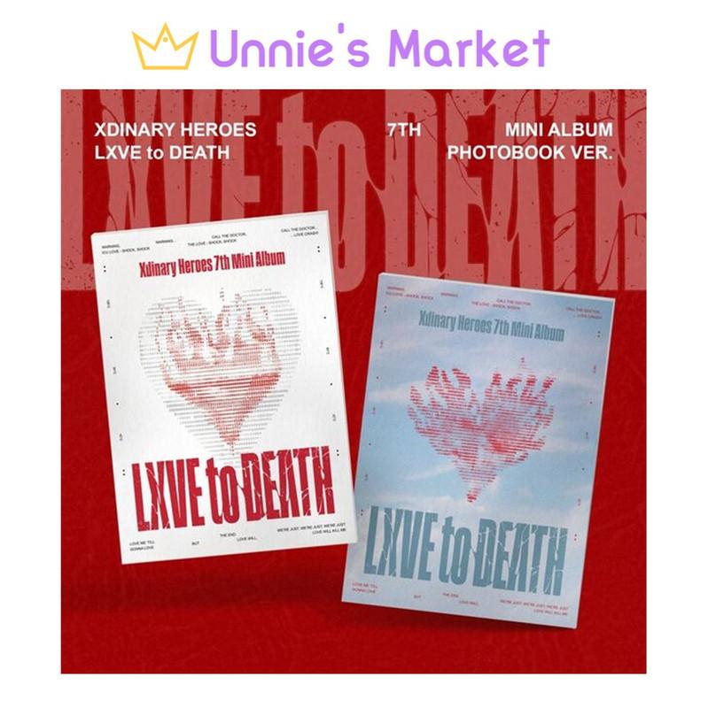[Pre-order] (Photobook Ver.) Xdinary Heroes - LXVE To DEATH 7th Mini Album + Free Gift