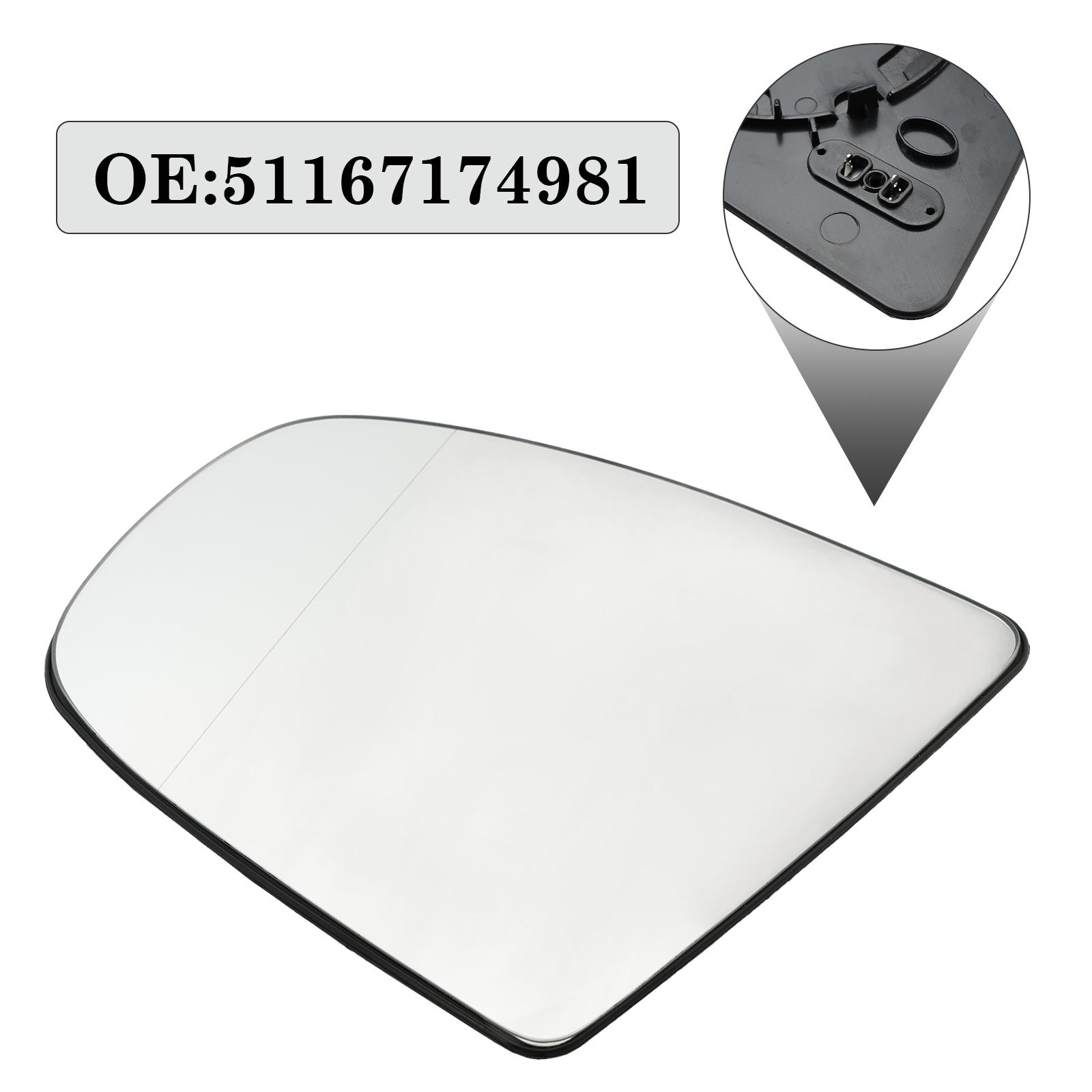 

Left Mirror Glass with Heated Wing for BMW X5 X6 E70 E71 E72 08-14 51167174981