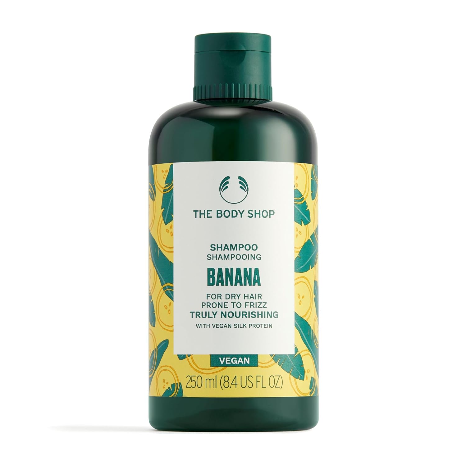 

The Body Shop Banana Truly Nourishing Shampoo 250ml Pack of 1 For Soft Frizz-Free Hair