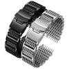 Für Panerai Seiko Nr. 5 Dosen Casio Huawei Omega Edelstahlarmband Shark Mesh Mailänder Band 22 24mm atmungsaktives Metall Uhrenarmband
