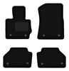 Czarne welurowe dywaniki podłogowe do: BMW X4 F26 SUV (2014-2018)