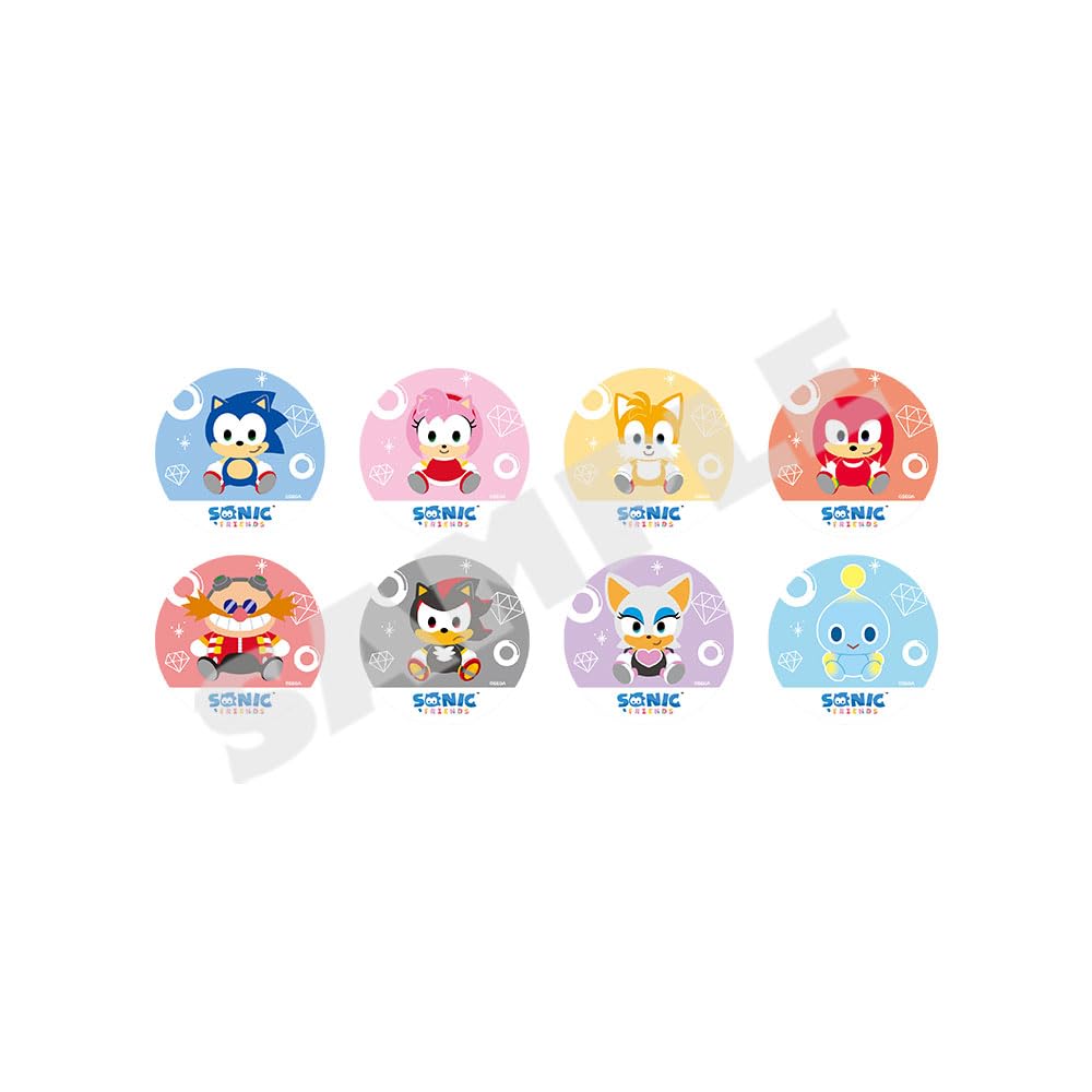 The Can Badge Collection B BOX "Sonic Hedgehog" <Round> (8 Types)