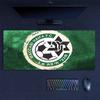 Maccabi Haifa Kunst Musematte, Stor Gaming Skrivebordsmatte, Sklisikker XXL Musematte for Bærbar PC og Nettbrett, Mini PC Spillmatte med Sydd Kant