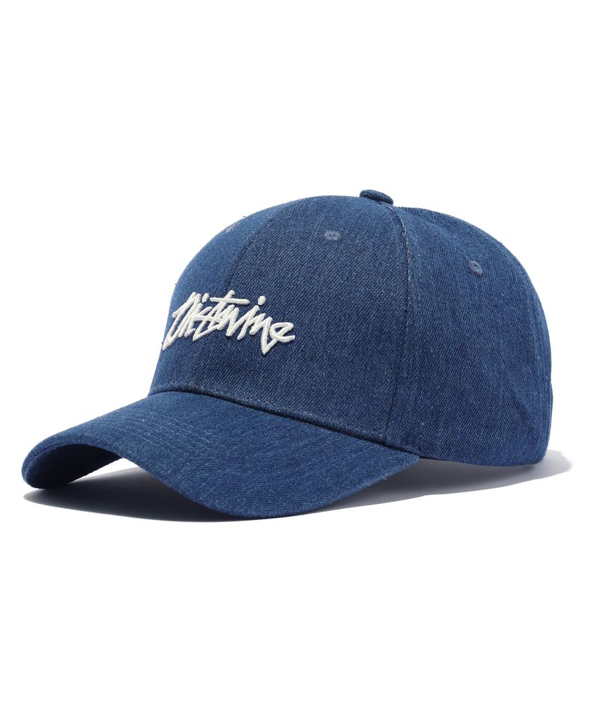 DISTN9NE Logo Denim Ball Cap Indigo (Lp5Gu595-063)