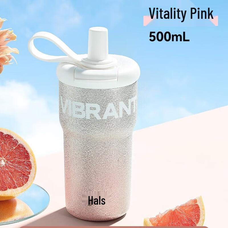 HAERS Starry Straw Insulated Coffee Tumbler