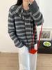 Women's 100% Wool Knit Cardigan Coat - Korean Style, Long Sleeve, Early Autumn Shawl
