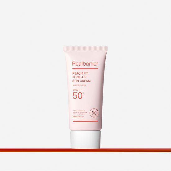 REALBARRIER Peach Fit Tone-Up Sunscreen 50ml