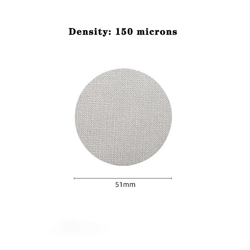 

51мм/53мм/58мм Кофейный фильтр Эспрессо Портафильтр Вторичная сетка для отделения воды Кофейный спеченный фильтр Фильтр бариста 1mm