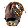 Wilson Baseball General The Wannabe Hero Model Black X Dark Brown Glove, Use, DUAL, 1723, Infield, Right-Handed Throw, (WBW104406)