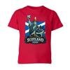 Scotland Bagpipes Liberty Statue 2026 Soccer Kids TShirt Patriotic Scottish Flag Football Fan Youth Casual Tee Gift Cotton Tops