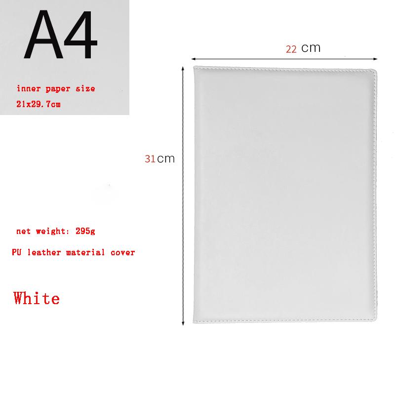 White Silver Red Blue Dark Green A4 Display Folder For Certificate Honor Contract