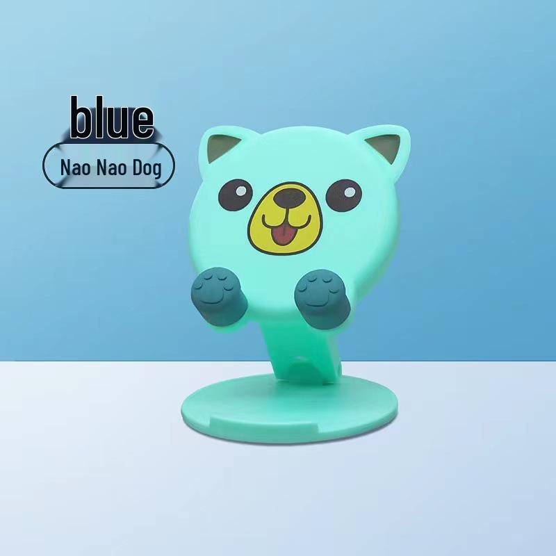 Creative Folding Desktop Phone & Tablet Holder - Portable, Adjustable, Cartoon Design