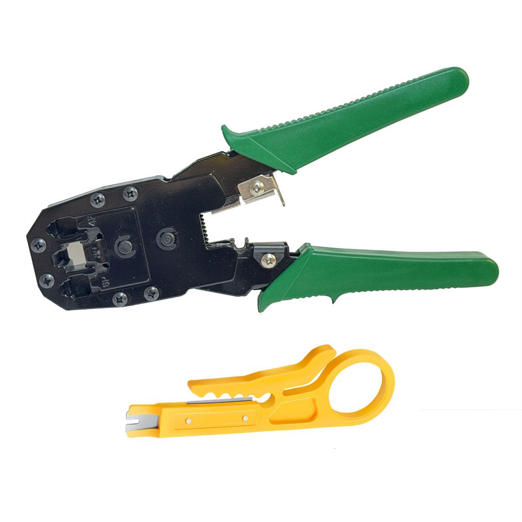 3 in 1 Network Modular Crimping Tool 4p 6p 8p Network Crimping Pliers RJ9 RJ11 RJ45 Crimping Tool Multi-Crimper