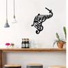 Sleek Black Metal Wall Art Modern Home Decor Gift for Bedroom Garden Housewarming