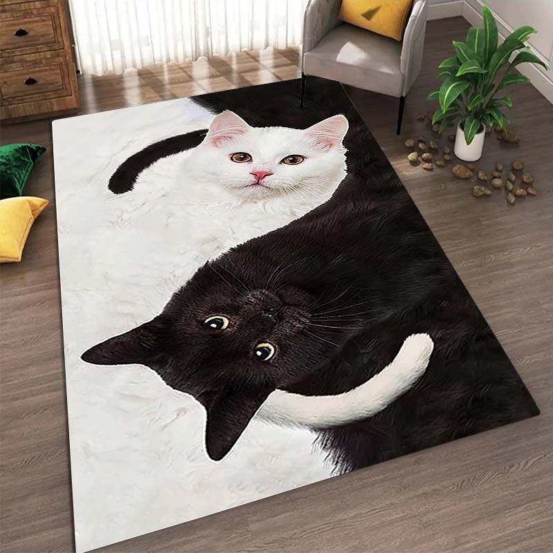 Nordic Countryside Style Carpet Bedroom Sofa Tea Table Tatami Cartoon Long Strip Home Living Room Floor Mat