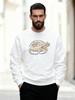 Men's "A Tortoise Is a Turtle, But a Turtle Isn't a Tortoise" Graphic Casual Crewneck Sweatshirt