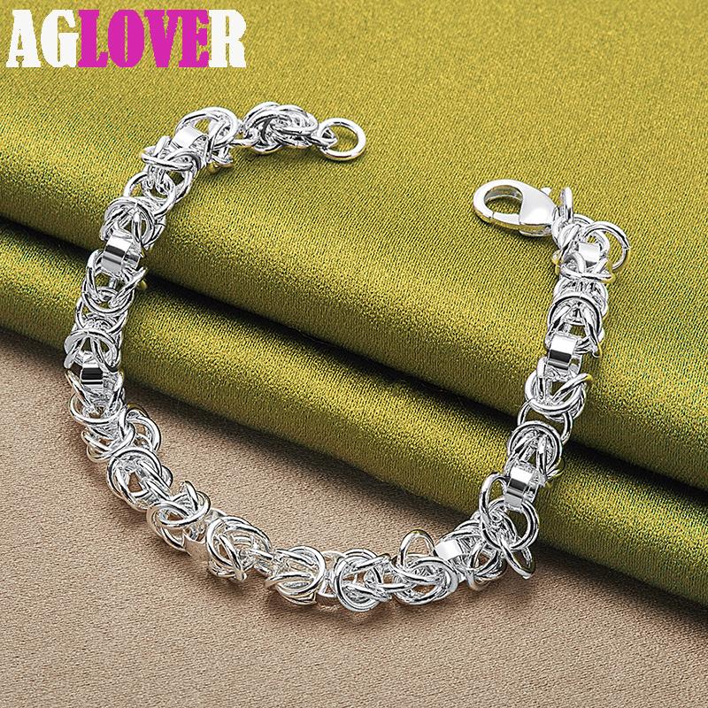925 Sterling Silver Brand Design Charm Bratara Bijuterii