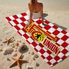 1 Stück Union Fußball-Emblem Strandtuch - Weiche, Saugfähige Mikrofaser, Leicht, Ideal für den Strand, Partys, Reisen, Camping, Geschenke für Fans