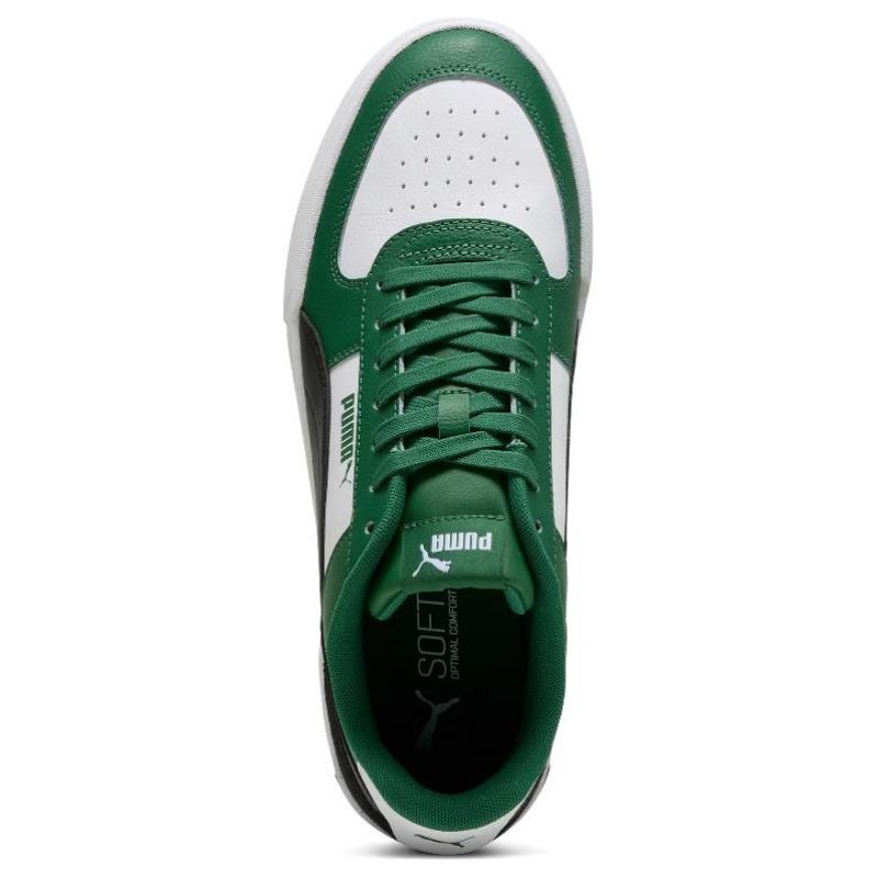 Puma Caven Mix Unisex Dark Green Low Top Sneakers Retro Classic Thin Sole Lightweight 399398-06