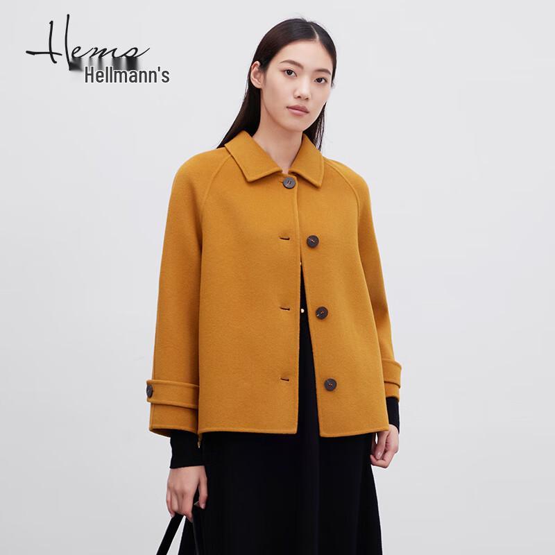 

Heermans Women s Short Double-faced Wool Coat XL