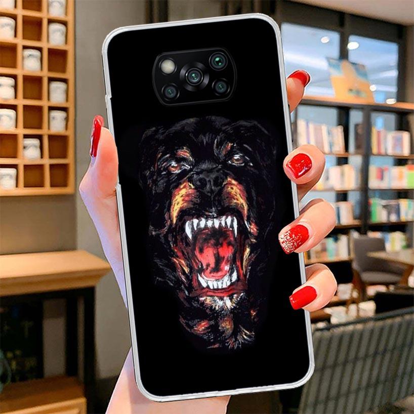 Rottweiler Dog Cover Phone Case For Xiaomi Poco F7 Ultra X7 X6 X5 Pro M7 Redmi 15C 15 13C 13 12C 12 10C 10 9A 9C 9T 9 Shell Poco